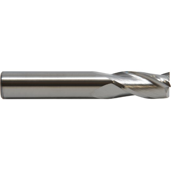 Picture of M.A. Ford 11609370R.010 Dia 3/32 SH 0.1250 LOC 0.2812 OAL1.50 End Mill Standard Flute Standard Helix Carbide Uncoated Single End Corner Radius0.0100 0.25mm